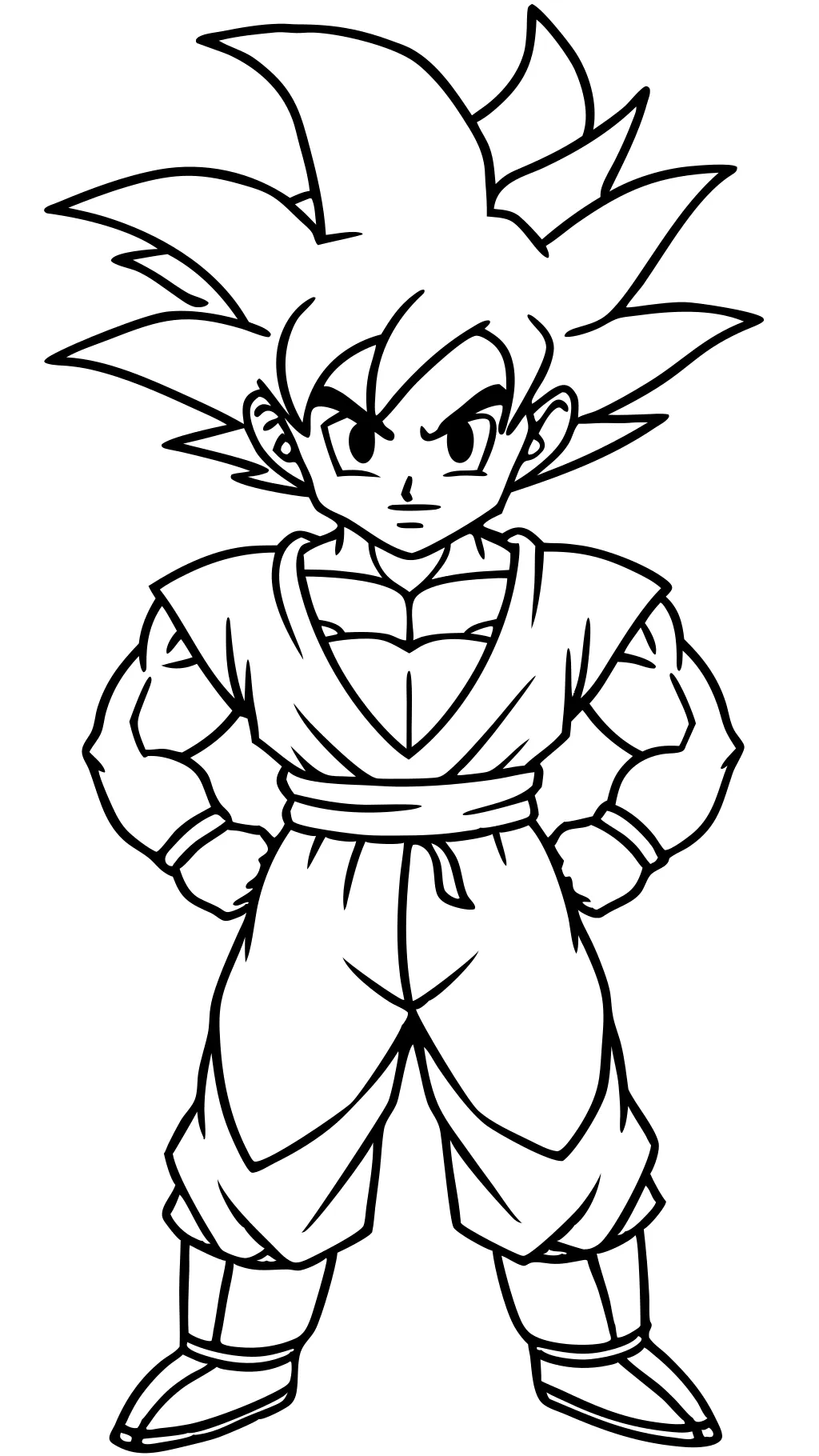 goku coloring pages